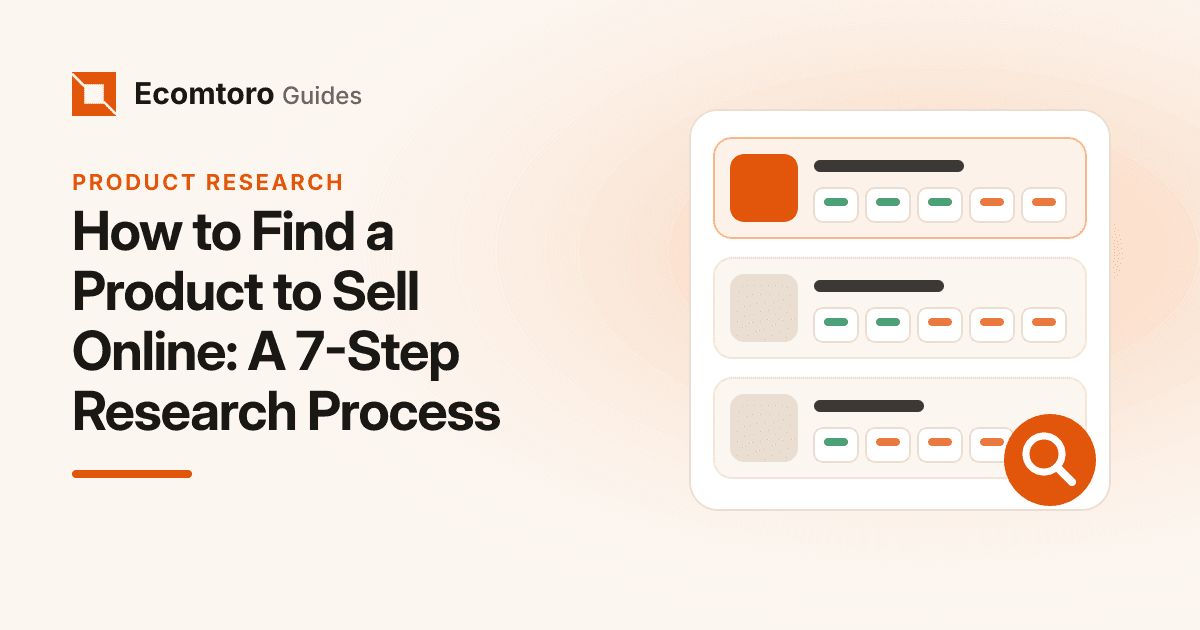 How to Find a Product to Sell Online: A 7-Step Research Process